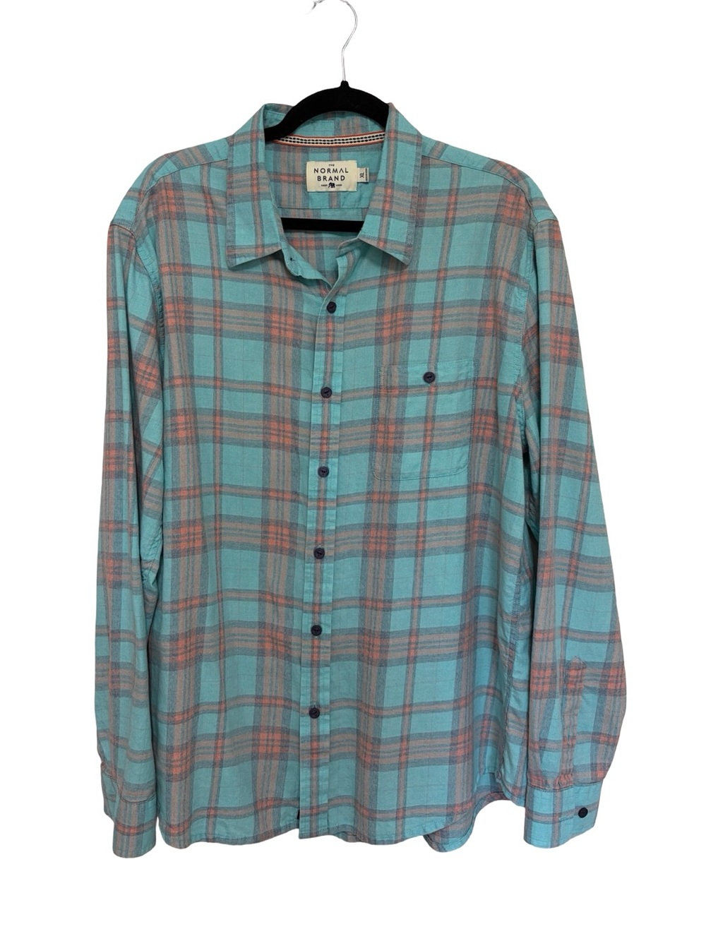The Normal Brand Men’s 100% Cotton Lightweight Flannel - Size XL